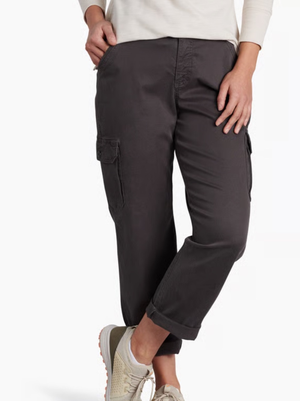 Kuhl Women’s Kultivatr Kargo Pavement Cargo Crop 12R stretch twill Pants